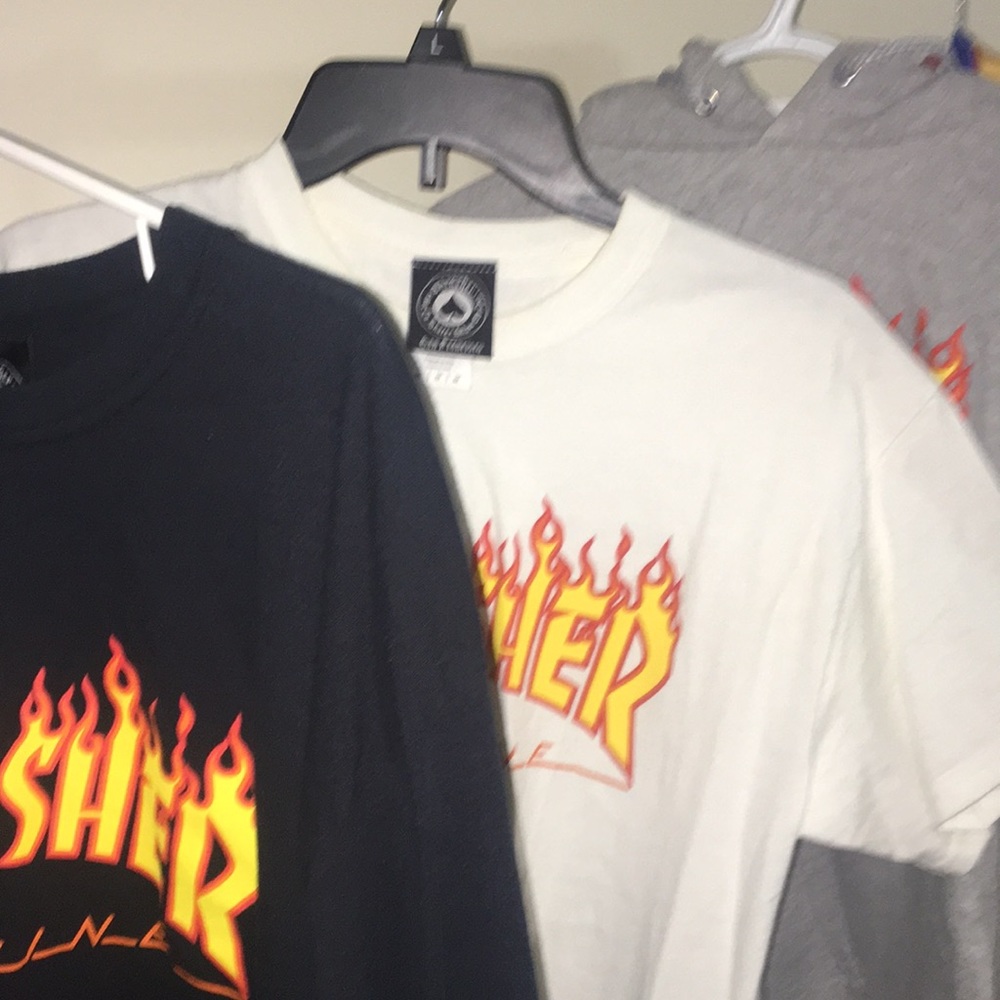 Thrasher Bundle! Hoodie, long&short sleeve shirts!